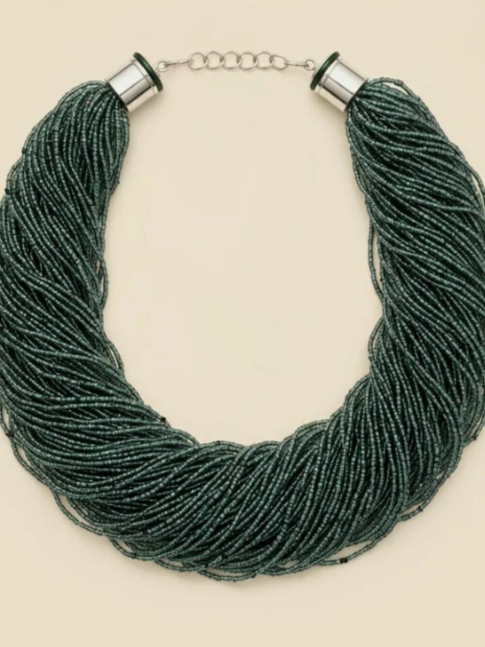 Sea Moss Moonlight Torsade Necklace